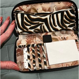 NWT Lug zebra print wallet/wristlet